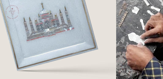 Wedding Gifting | Custom Marble Inlay Tray