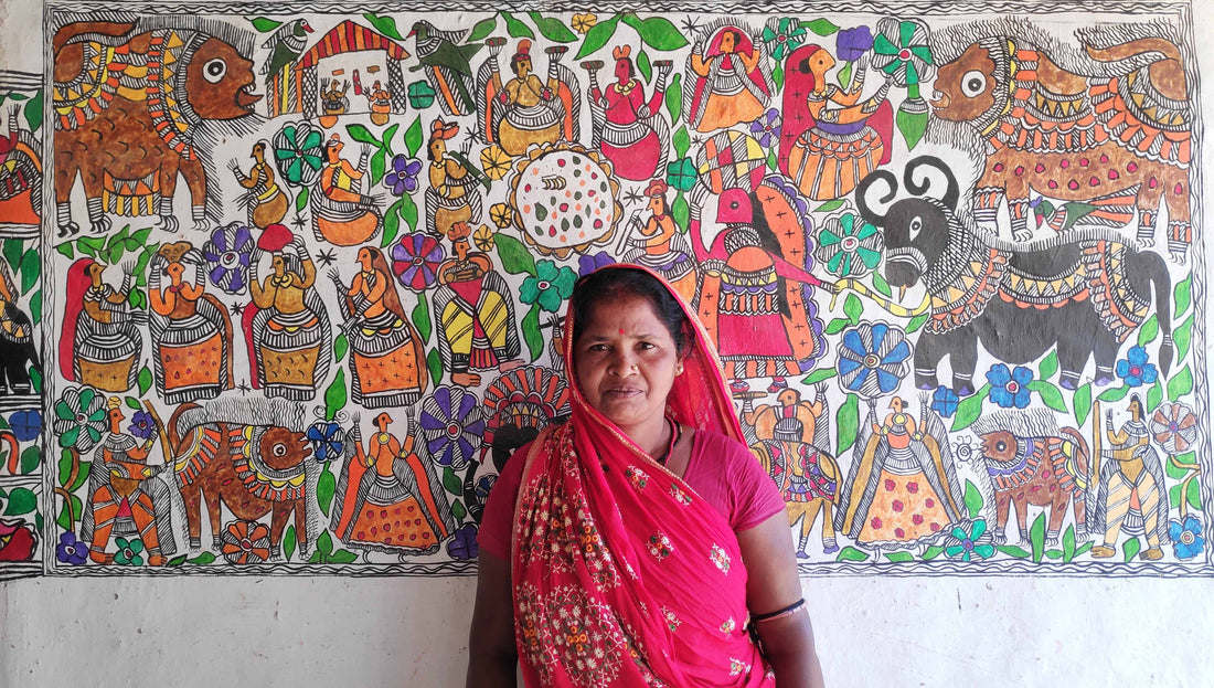 bandhani, kantha embroidery, women artisans
