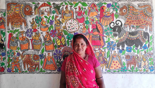 bandhani, kantha embroidery, women artisans