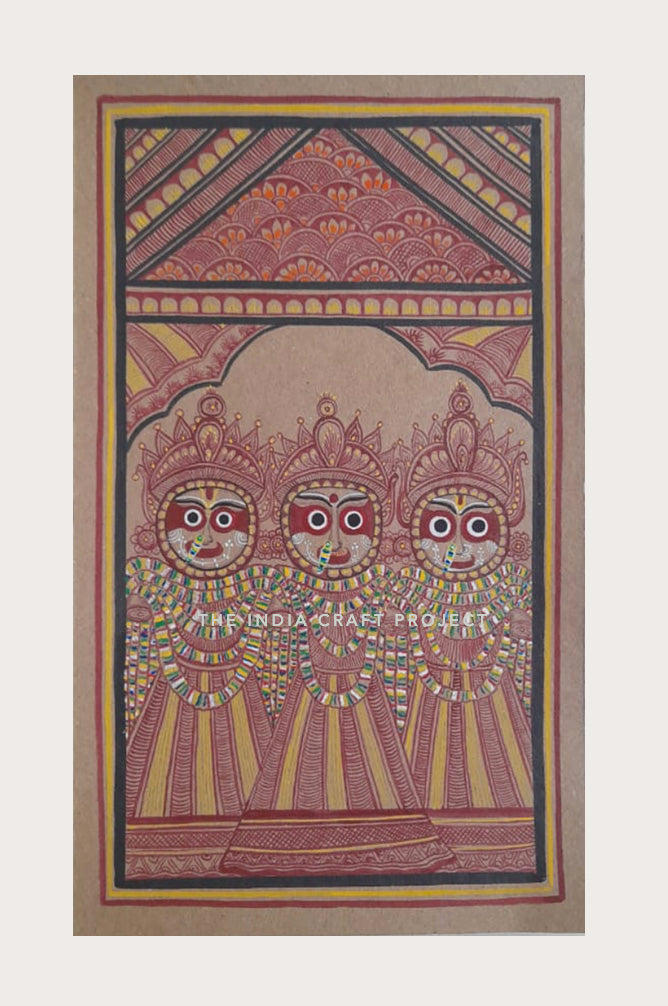 God Jagannath Painting | Bengal Pattachitra