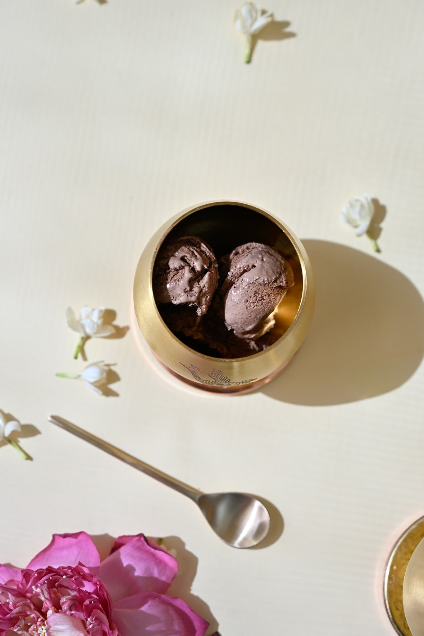 Gond Gift Box | Set of 2 Dessert Bowls | Handcrafted Brass Dessert Bowls