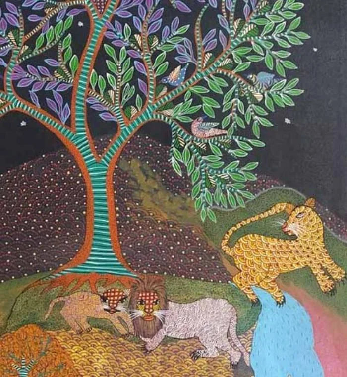 Raatein Gond Painting