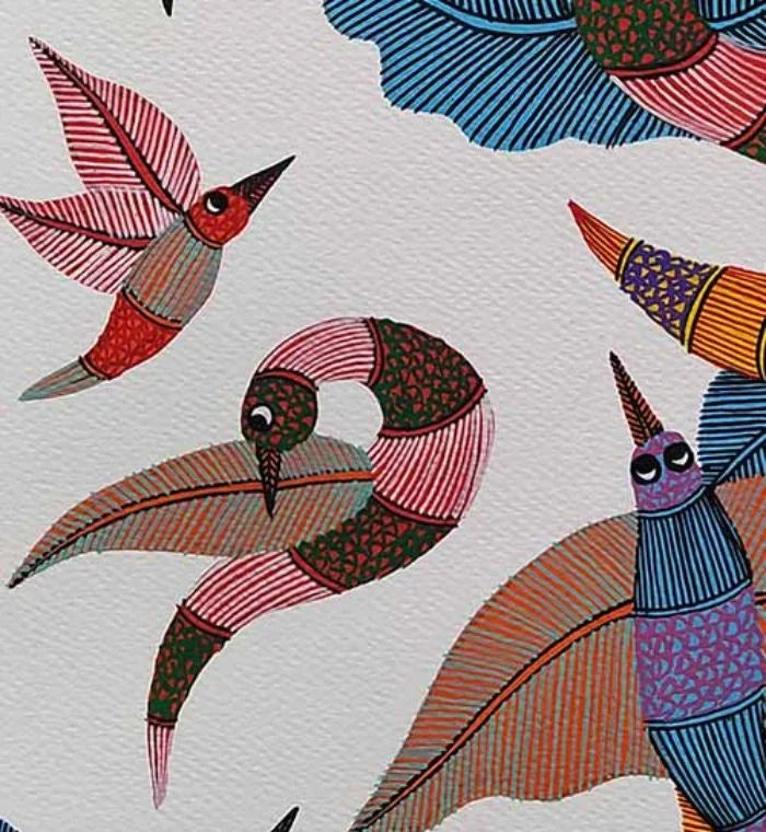 Chidiya Gond Painting