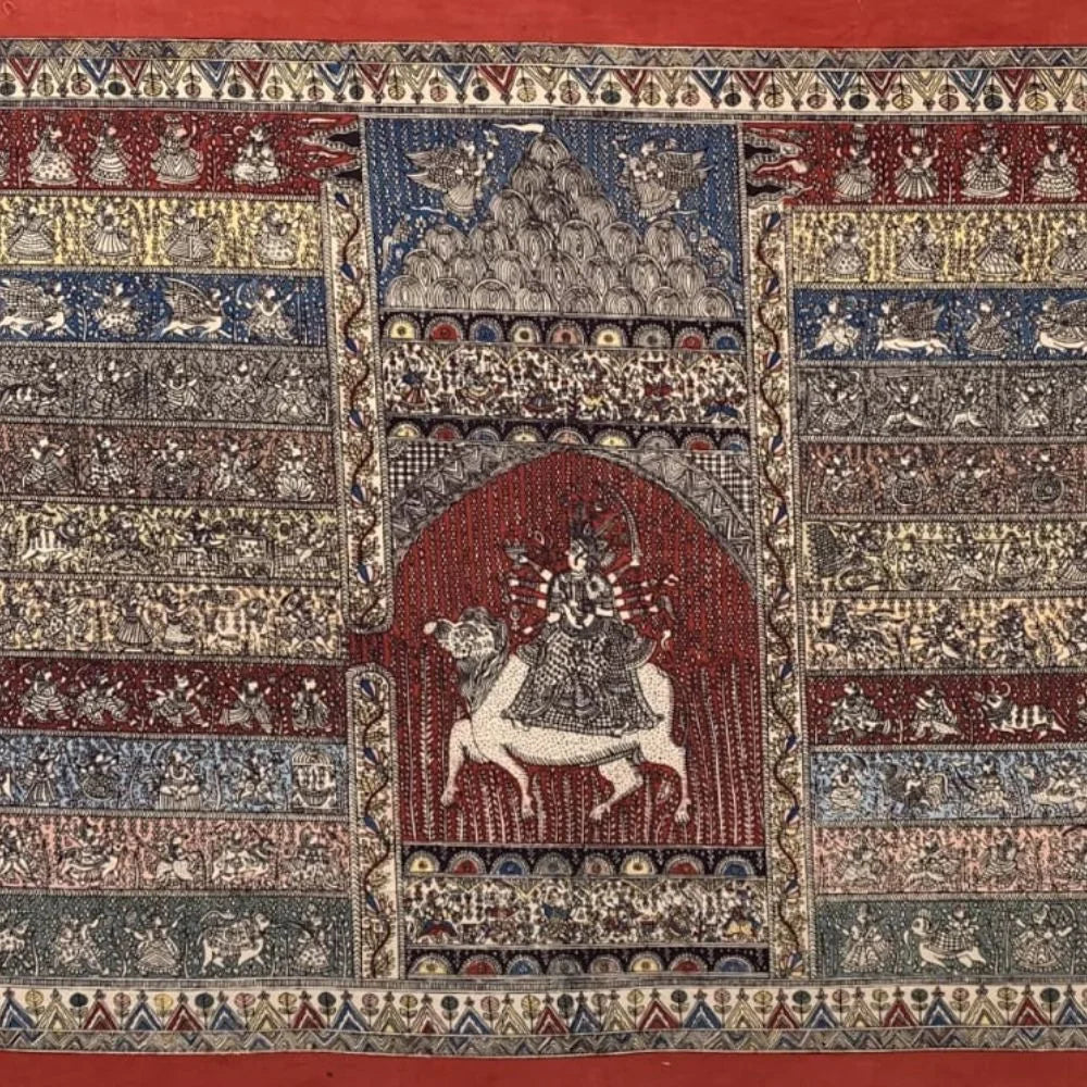 Durga mata Traditional Pachedi | Mata Ni Pachedi