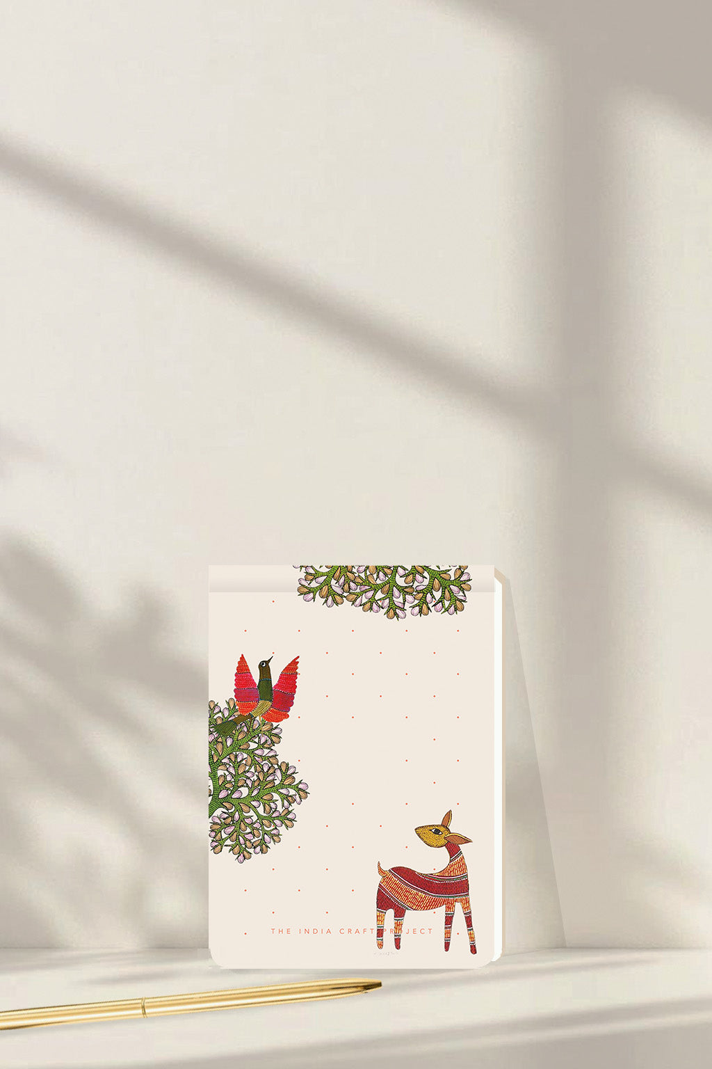 Arth Notepad | Courtship in Bloom | Gond Art