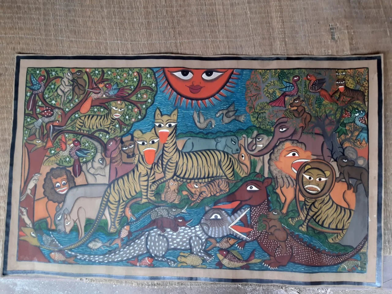 Bengal Pattachitra Animal Painting
