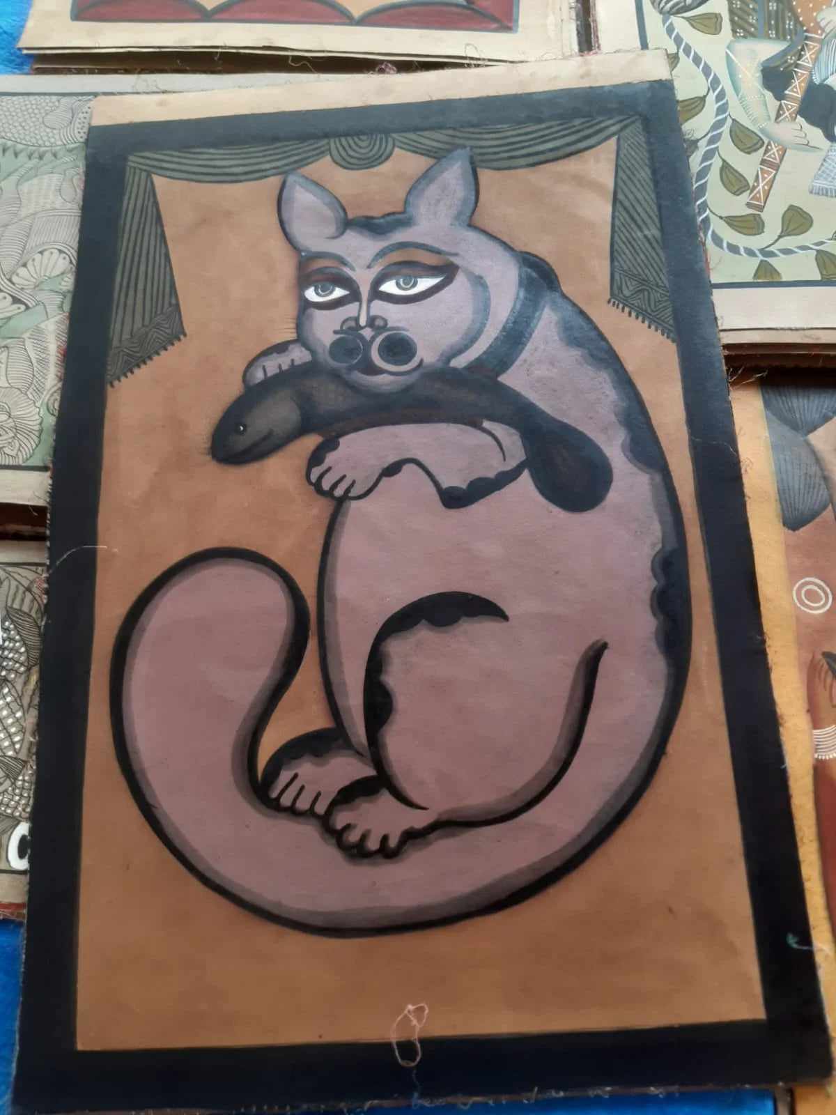 Bengal Pattachitra Animal Painting