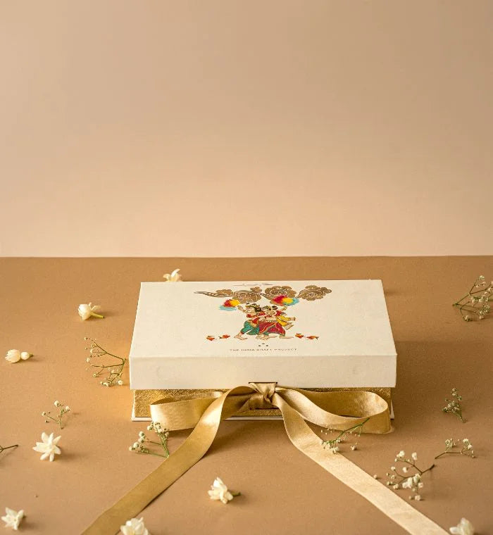 Utsav cardboard empty box, designed as versatile gift packaging with a simple yet elegant look
