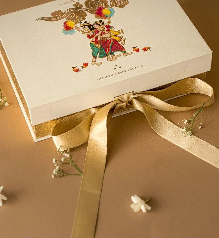 Utsav cardboard empty box, designed as versatile gift packaging with a simple yet elegant look