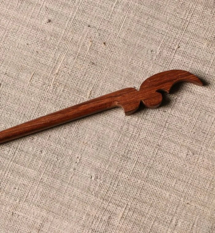 Ranjana Wood Carved Jooda Pin