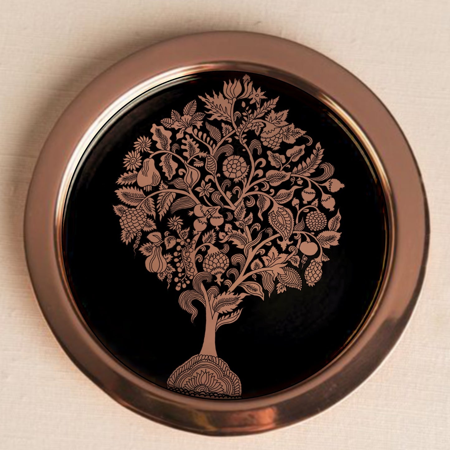 Tree Brass Wall Plate| Mata Ni Pachedi Art