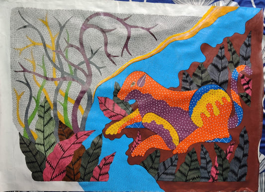 Animal Gond Painting | Gond Art