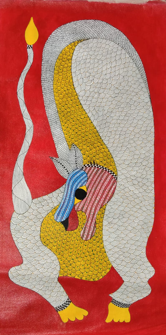 Animal Gond Painting | Gond Art