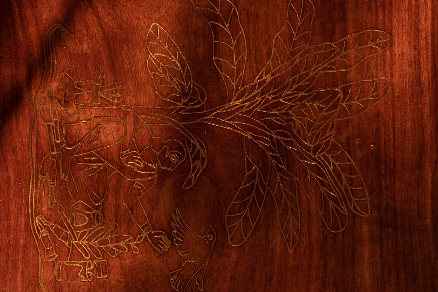 Karigar Tarkashi wooden box with handcrafted artisan details, ideal for unique and elegant storage