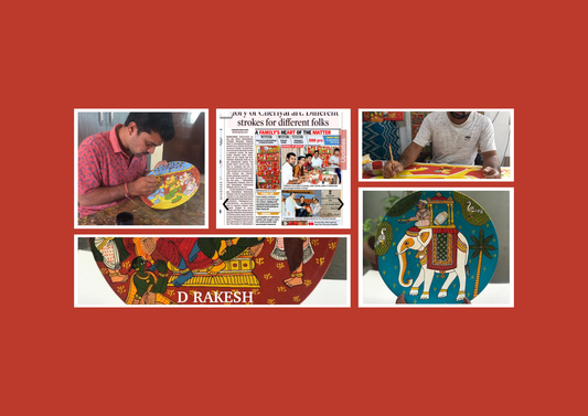 Dhanalakota Rakesh | Cheriyal Scroll Painting