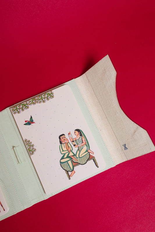 Arth Diary | Courtship in Bloom | Kalighat & Gond Art