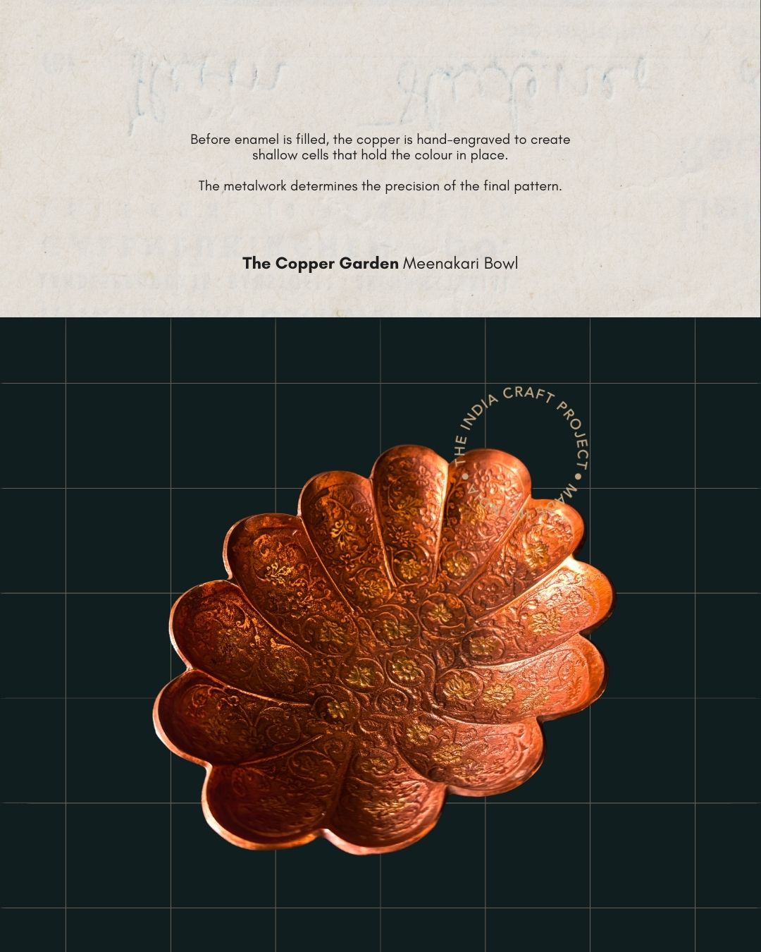 The Copper Garden | Meenakari Bowl