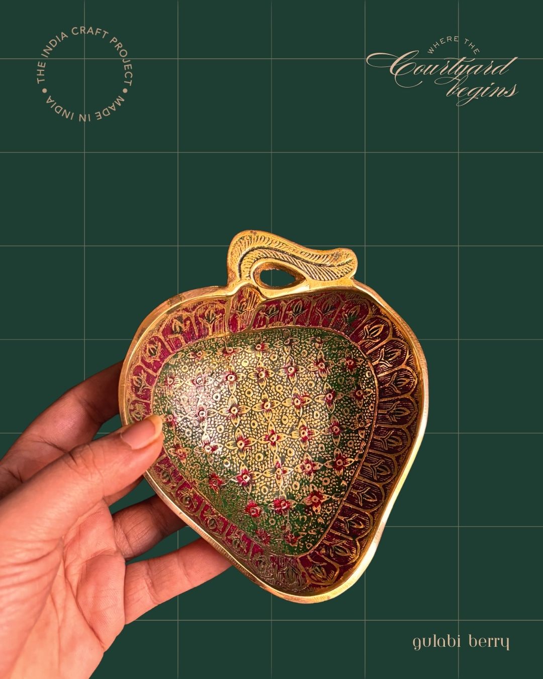 Gulabi Berry | Meenakari Bowl