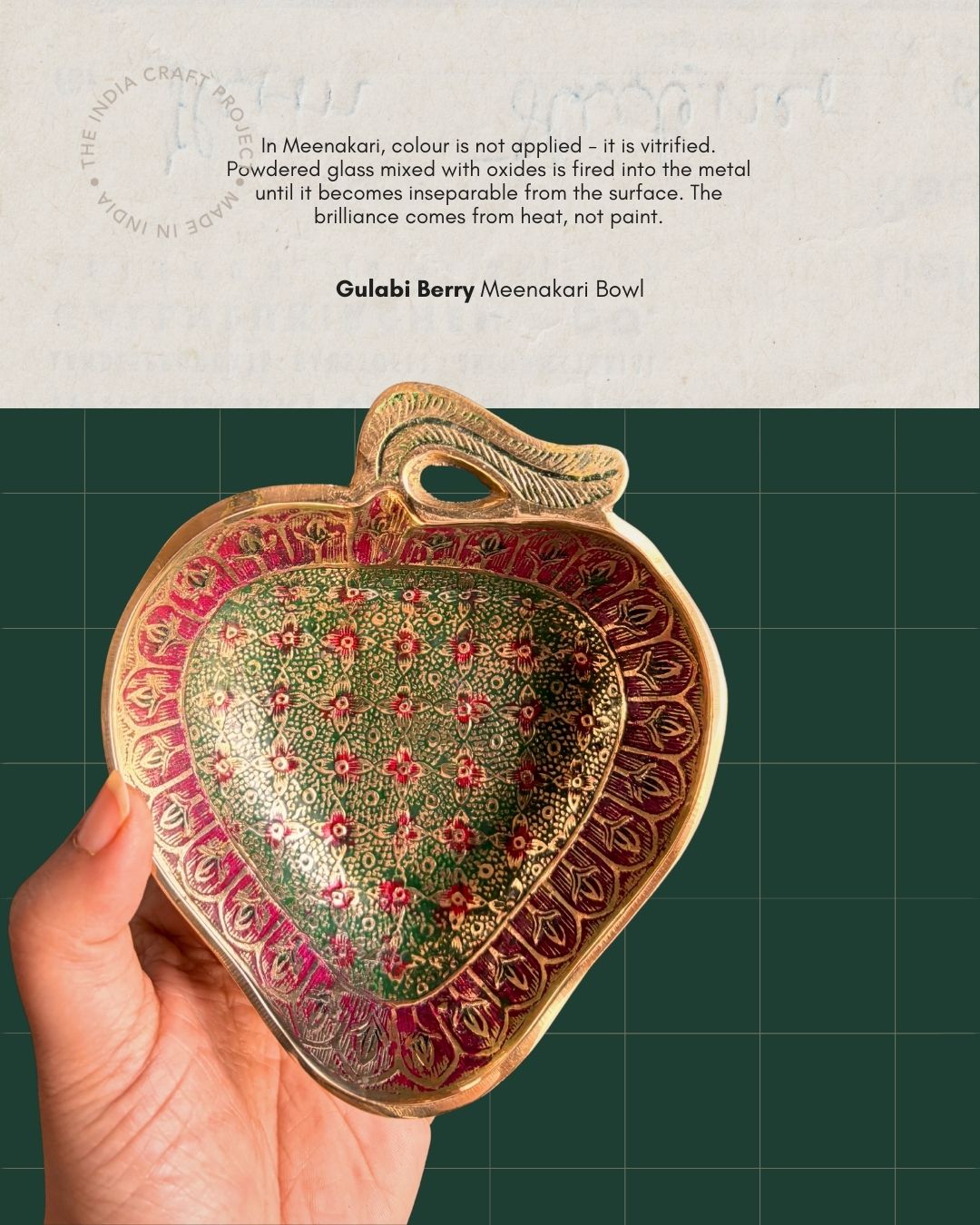 Gulabi Berry | Meenakari Bowl