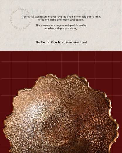 The Secret Courtyard | Meenakari Bowl