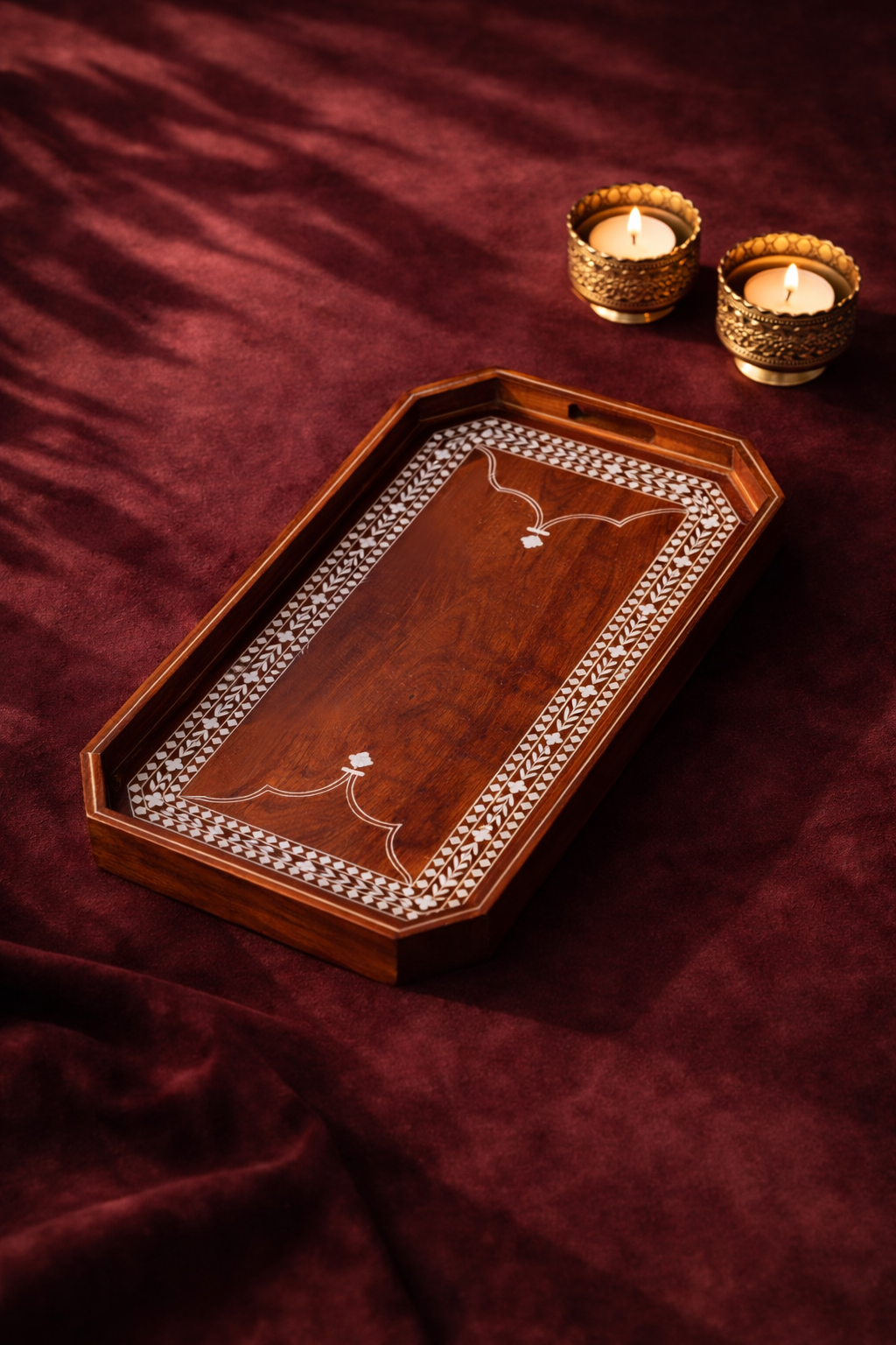 Mehr | Wood Inlay Serving Tray