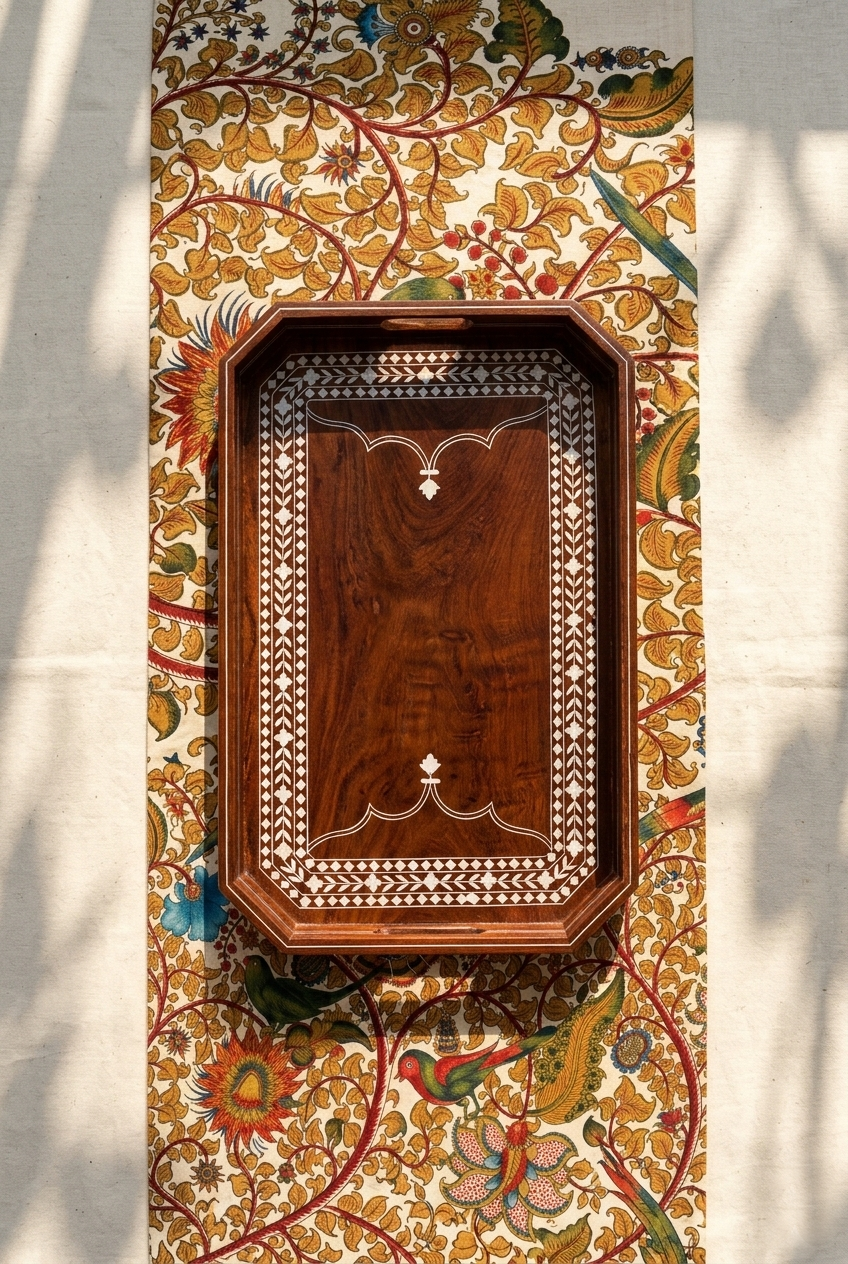Mehr | Wood Inlay Serving Tray