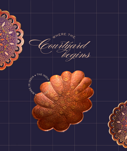 The Copper Garden | Meenakari Bowl