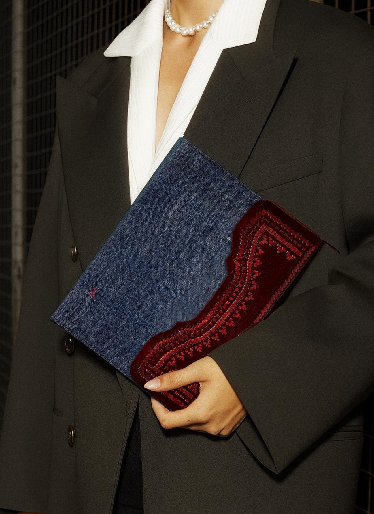 Arth Keepsake Folio | Leather & Kala Cotton in Natural Dye