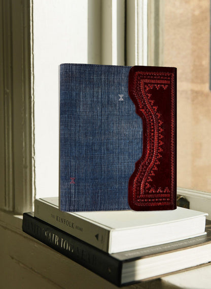 Arth Keepsake Folio | Leather & Kala Cotton in Natural Dye