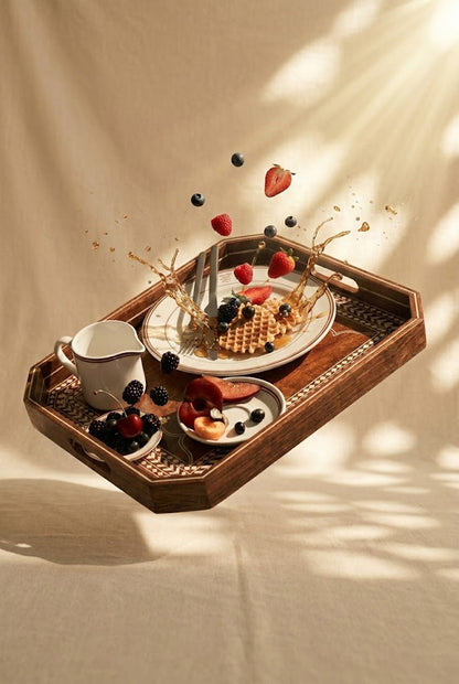 Mehr | Wood Inlay Serving Tray